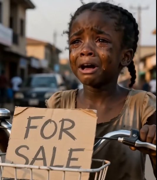 The little girl was running out of time.