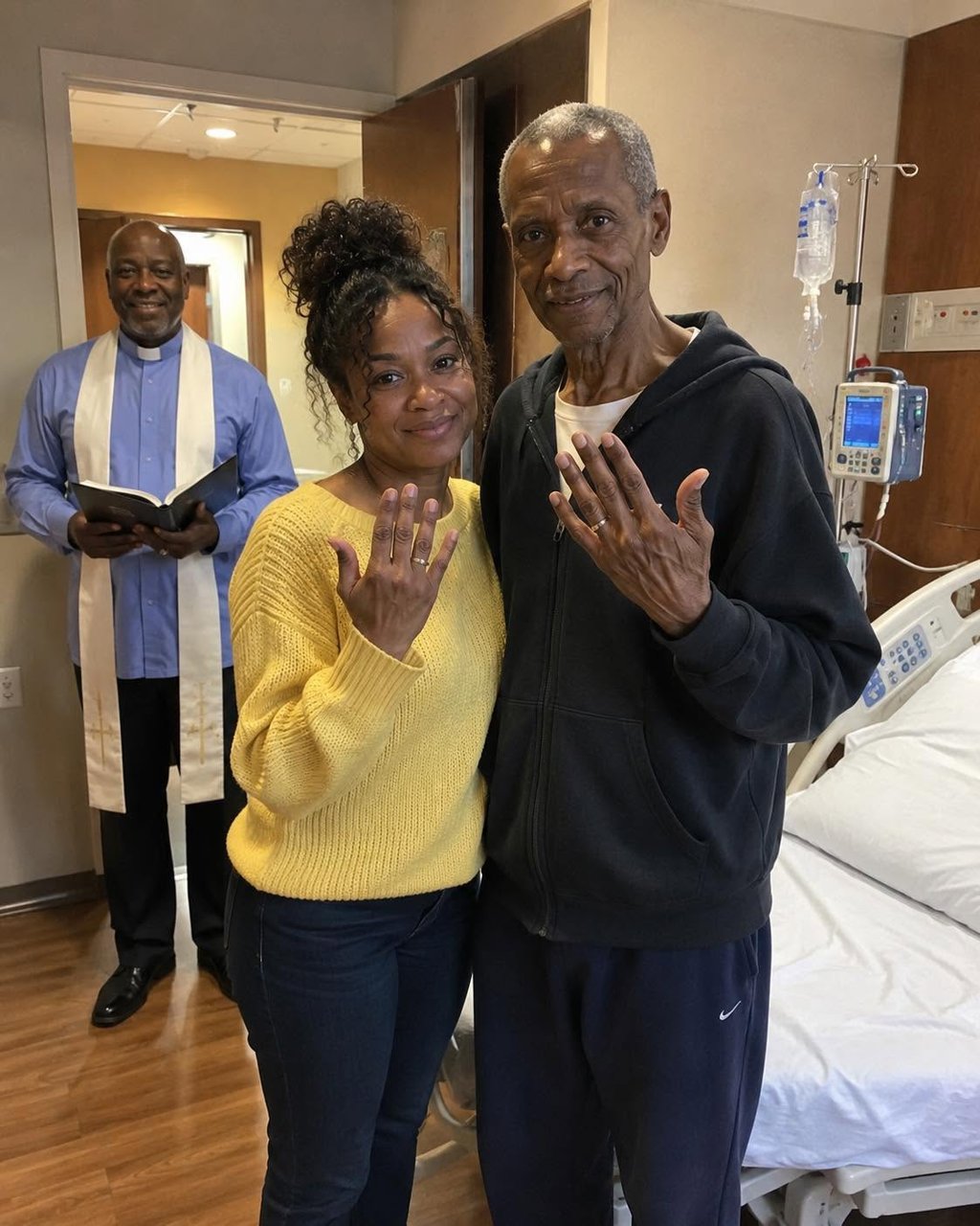 I married a stranger from a hospital waiting room so he wouldn't die alone — after our one-week marriage, his lawyer handed me his backpack, saying, "He wanted you to know the truth."