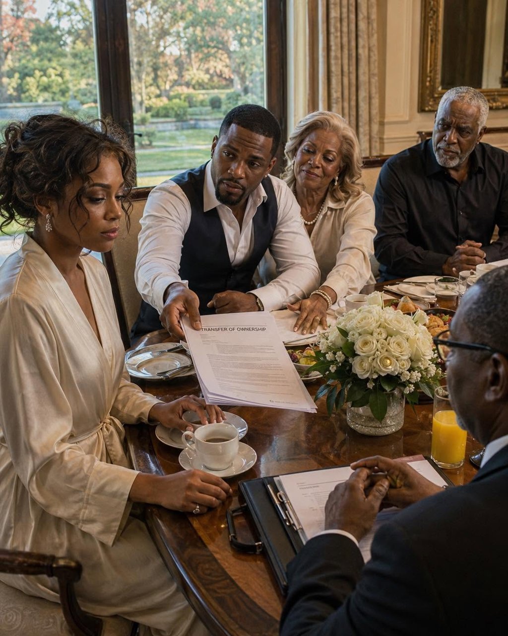 The morning after our wedding, my husband brought a notary to breakfast so he could gain control of the company my grandmother had built from absolutely nothing.