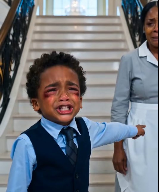 A little boy's words froze everyone in the mansion...