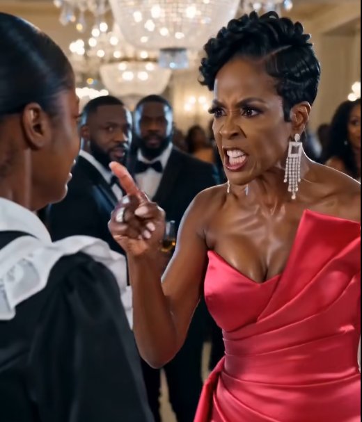 A wealthy woman humiliated a maid over a broken glass at a luxury gala…