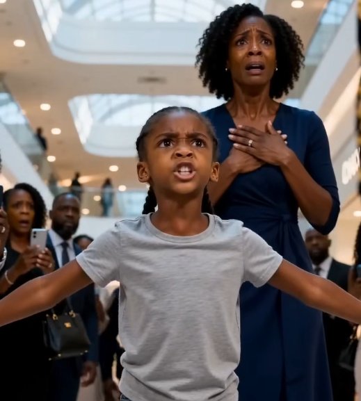 What started as a normal shopping trip became a moment nobody inside the mall will ever forget.