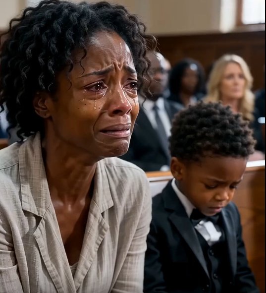 The husband wanted to take his son away from his wife in court.