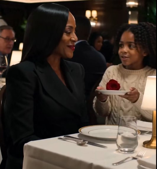 "Would you like a rose, ma'am?"