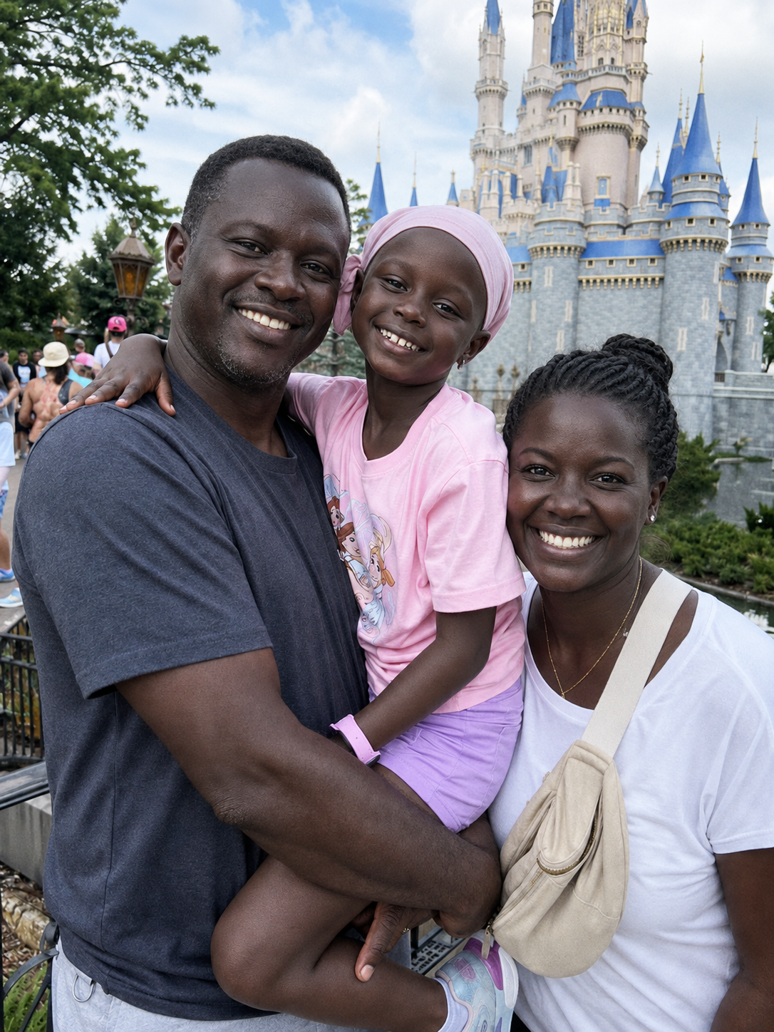My husband and I took our daughter on the trip she had dreamed of as her final wish