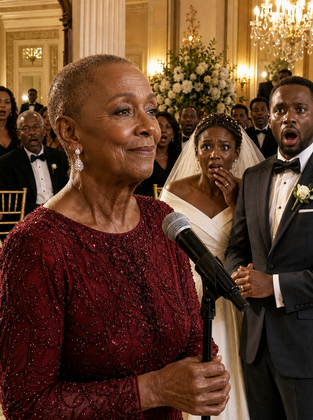 I woke up bald on my son's wedding morning with a note from my future daughter-in-law telling me I finally looked the way an old woman should