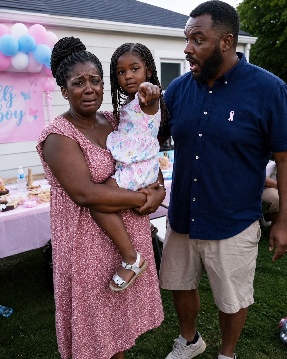 My husband was furious when our gender reveal showed we were having a fourth daughter