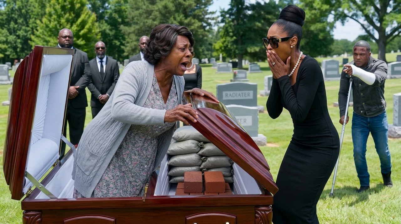 Clara locked both hands around the cemetery rail.