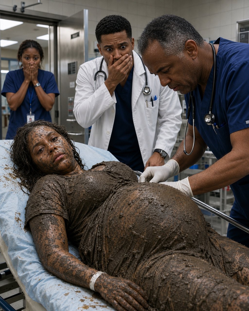 The medical staff went completely white when I was rushed into the hospital after being lost for five days in a swamp, heavily pregnant, and they realized that "something" was wiggling inside the wound on my leg.