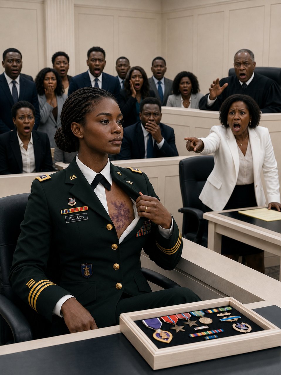 I stood frozen as my own mother swore under oath that I had never served my country.
