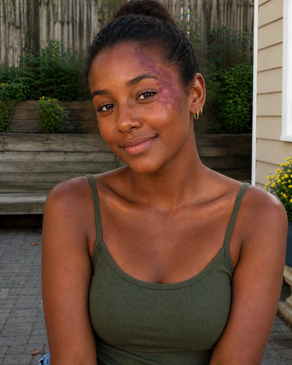 A girl pointed at my 15-year-old daughter's birthmark during the school talent show and yelled, "Someone's feeling confident tonight." Everyone laughed—until one of the most popular boys took the microphone and answered her.