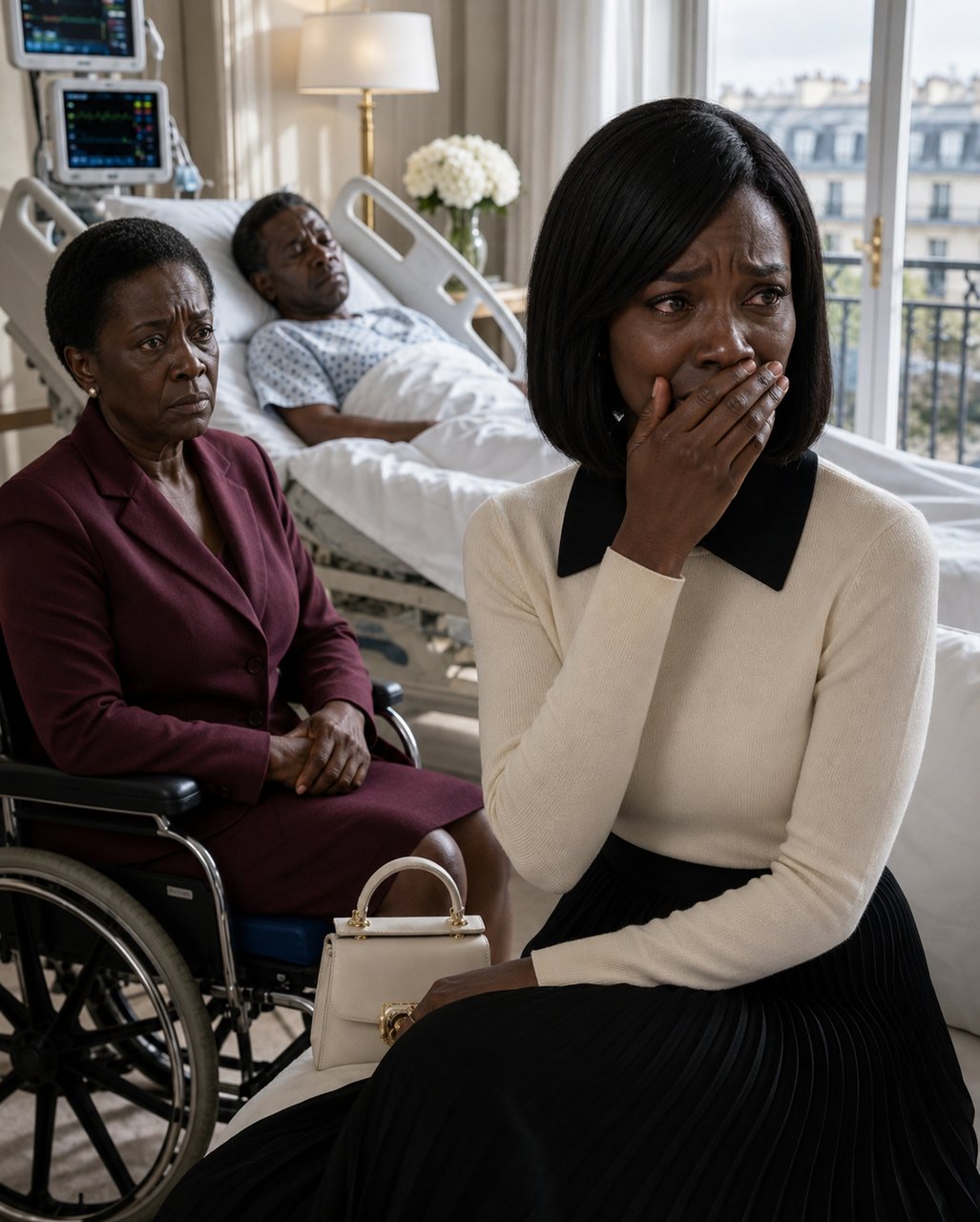 My father was fighting for his life in the ICU when an elderly woman in a wheelchair leaned in toward me and whispered, “Go home tonight—and make sure your husband doesn’t know.”
