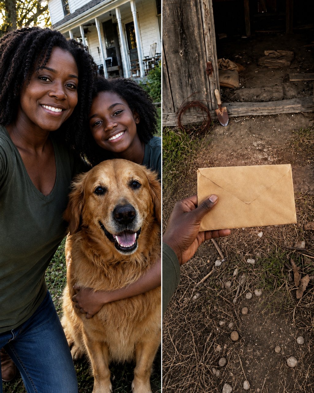 My rescue dog led me to a locked shed behind our new house.