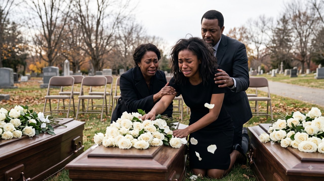 "My parents missed the funeral of my husband and two children because it was my sister's birthday.