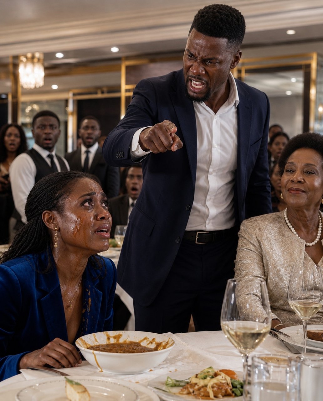 My son-in-law humiliated my daughter in front of everyone at the restaurant and told her to lower her head while his mother laughed.