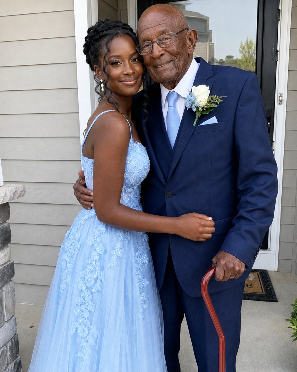 I took a lonely 78-year-old Vietnam veteran to my senior prom because he'd never attended his own — when grandma saw my date, she went pale.
