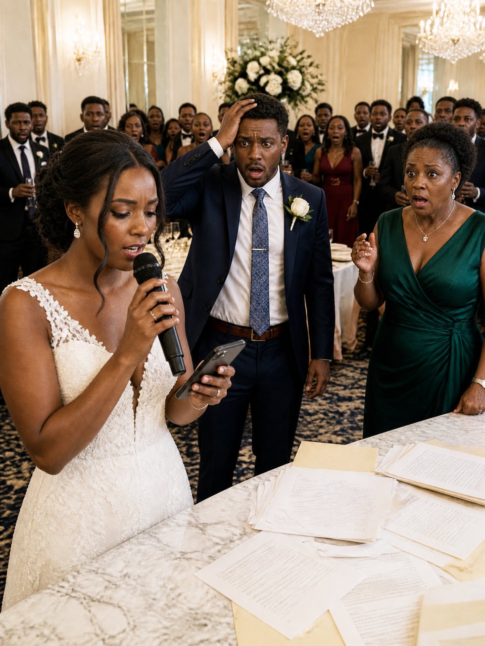 At our wedding reception, my husband stood up and announced that his mother would be moving into my apartment and taking control of it.
