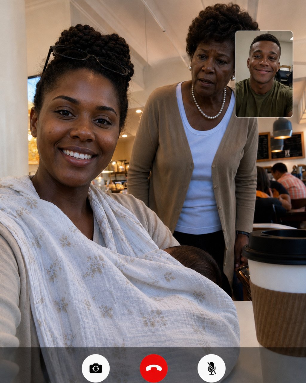 A 60-year-old stranger tried to shame me for breastfeeding my baby in a café — but the woman at the next table stood up and quietly said, "I swore to God I would never let another mother sit through what you're doing to this girl right now."