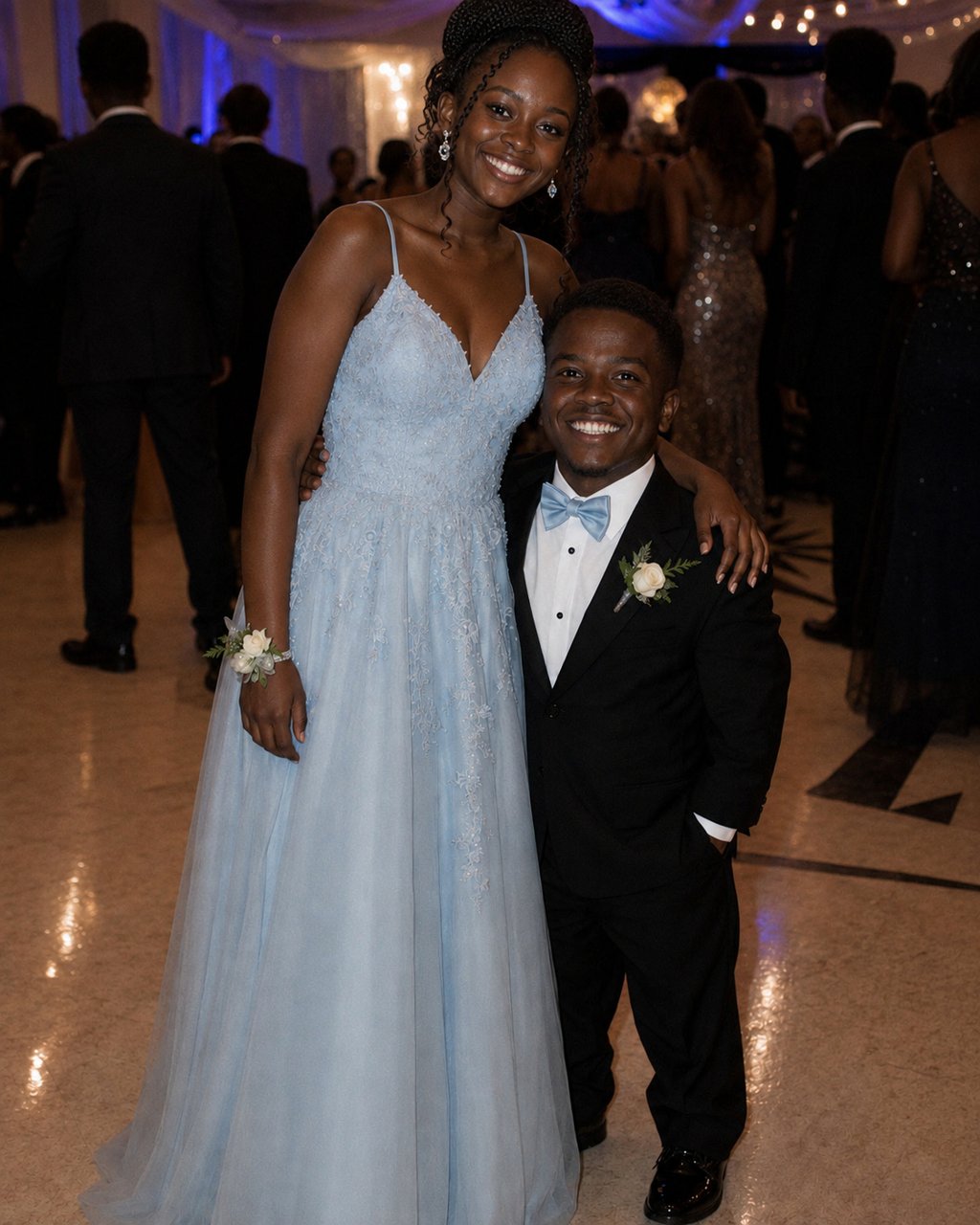 At prom, everyone mocked my boyfriend because of his height — then our teacher stepped onto the stage and wiped the smug smiles off the bullies' faces.