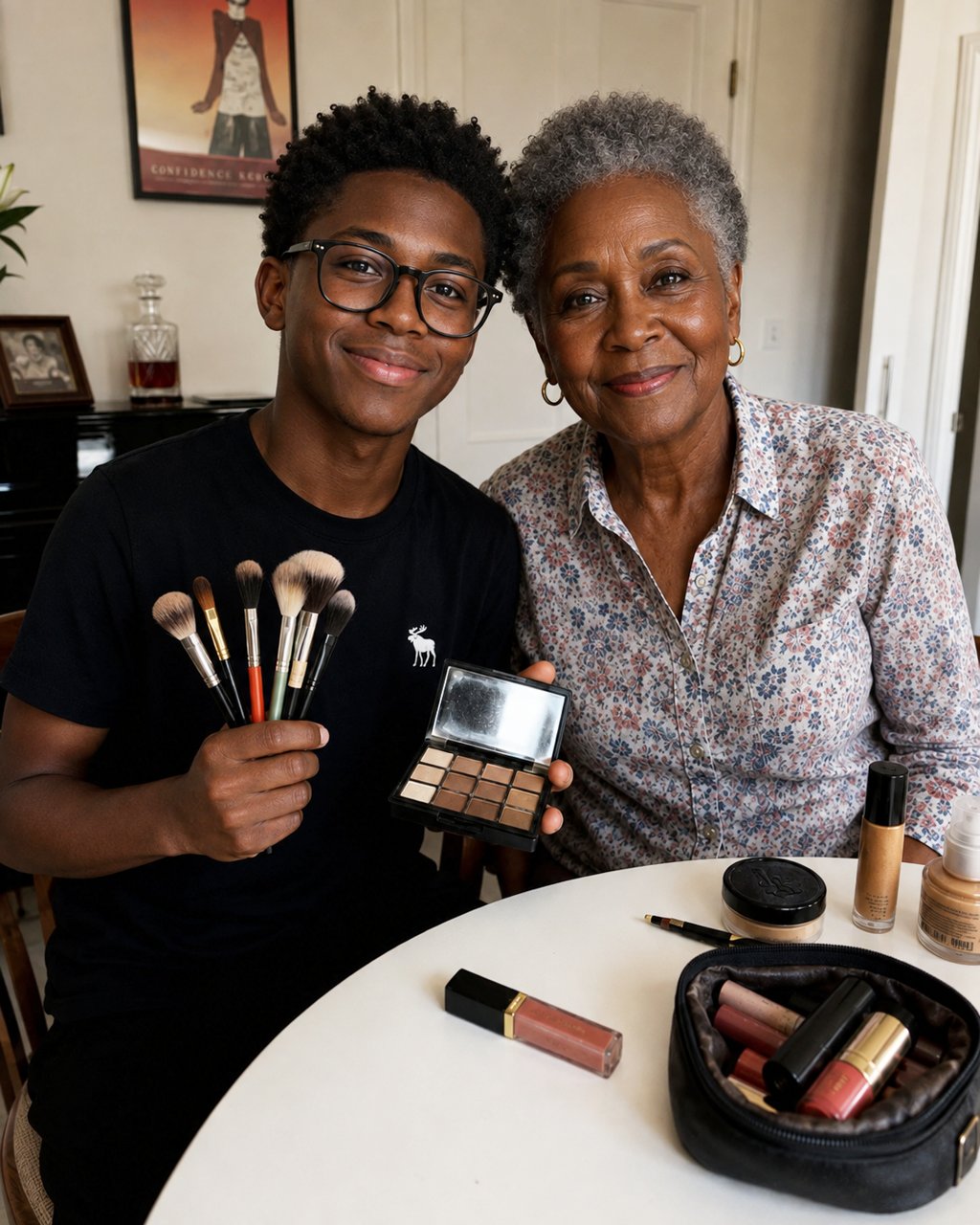 My stepmom mocked me for doing makeup on my 70-year-old grandma and laughed at her for going on a date — my dad's "wake-up call" wiped the smile off her face