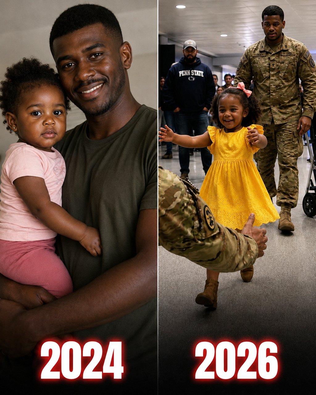 My Husband Came Home After 2 Years of Deployment — Our Daughter Ran Right Past Him, Into Another Soldier's Arms