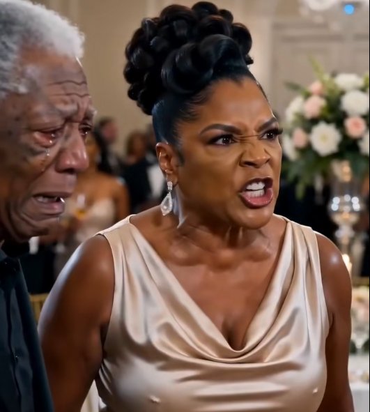 A grand birthday celebration was happening inside a luxurious mansion.