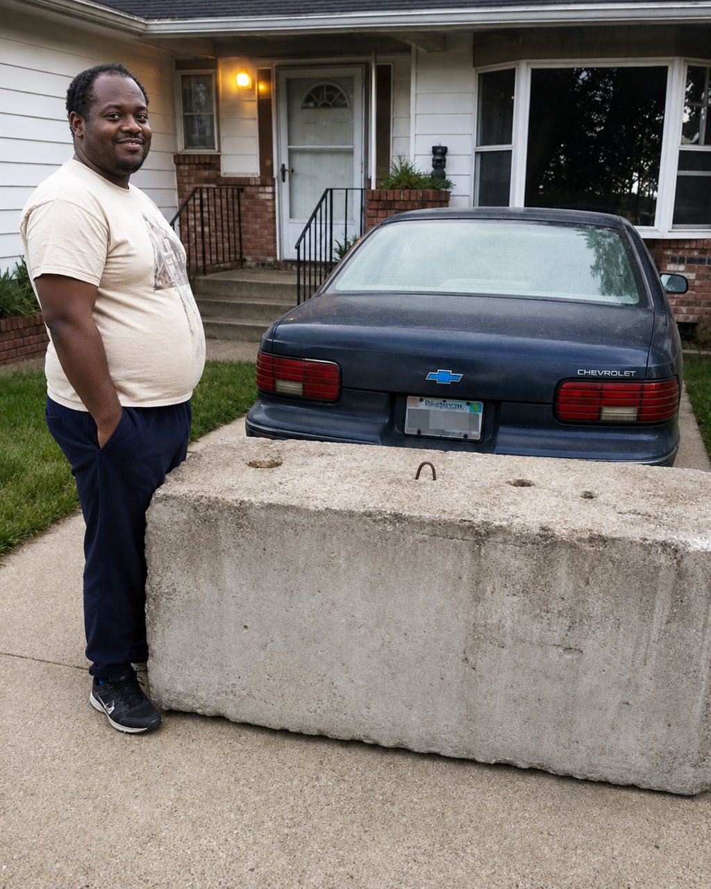 My neighbor sealed my driveway with concrete because "Women shouldn't drive" — five minutes later, I wiped the smile off his face.