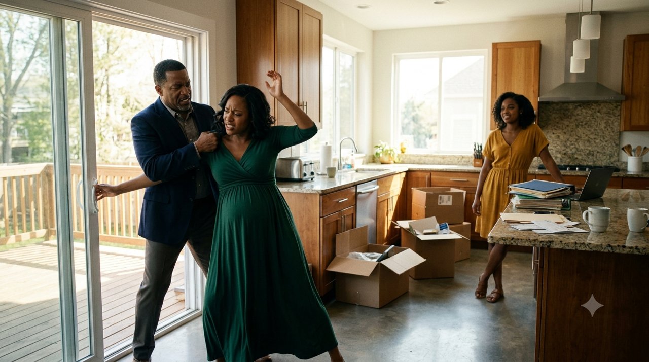 After my husband passed away, my father grabbed me by the hair and dragged me out of my own house while I was eight months pregnant.