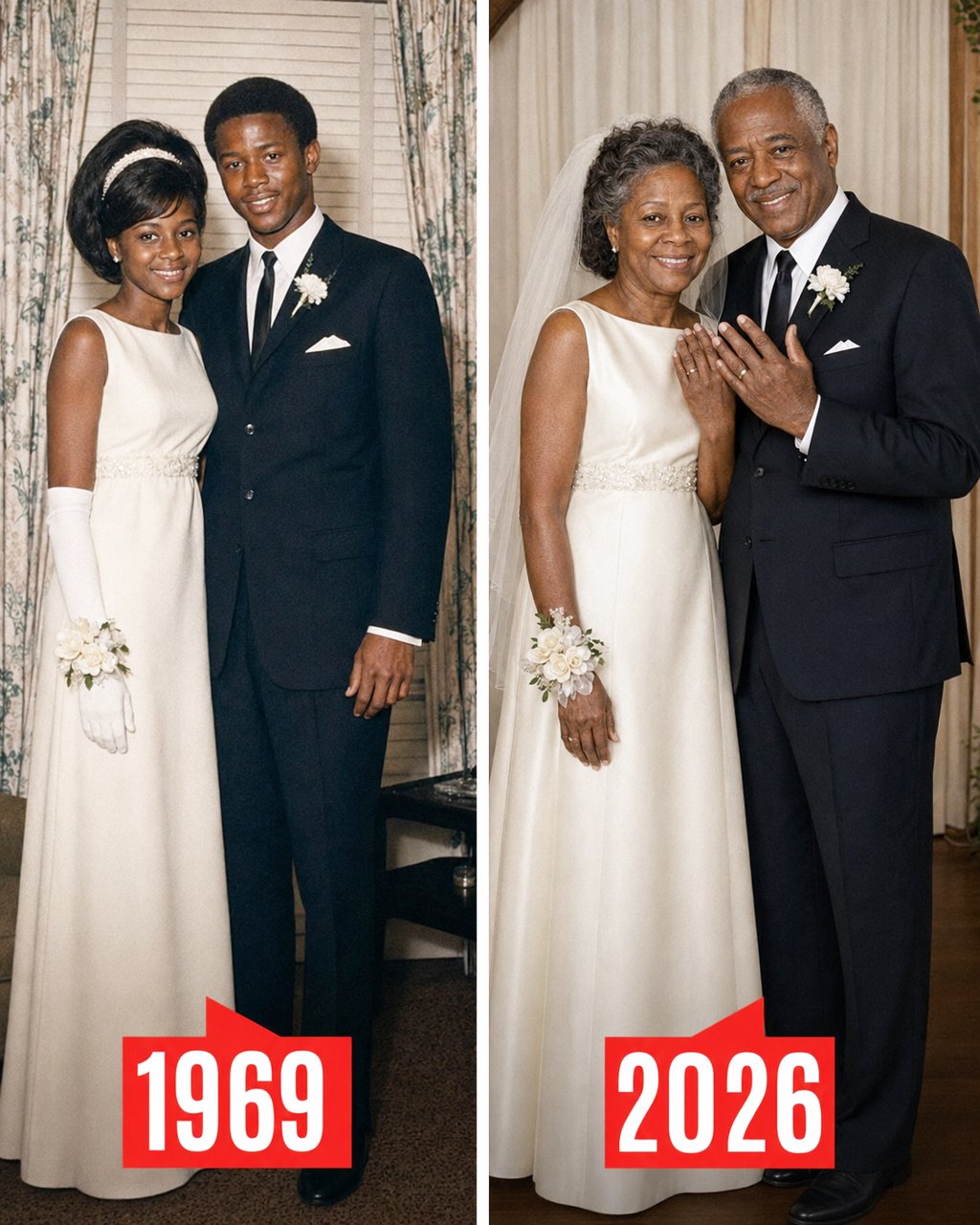 I kept my prom dress in the attic because I promised to marry my high school love in it before he left for Vietnam — fifty-five years later, he knocked on my door.