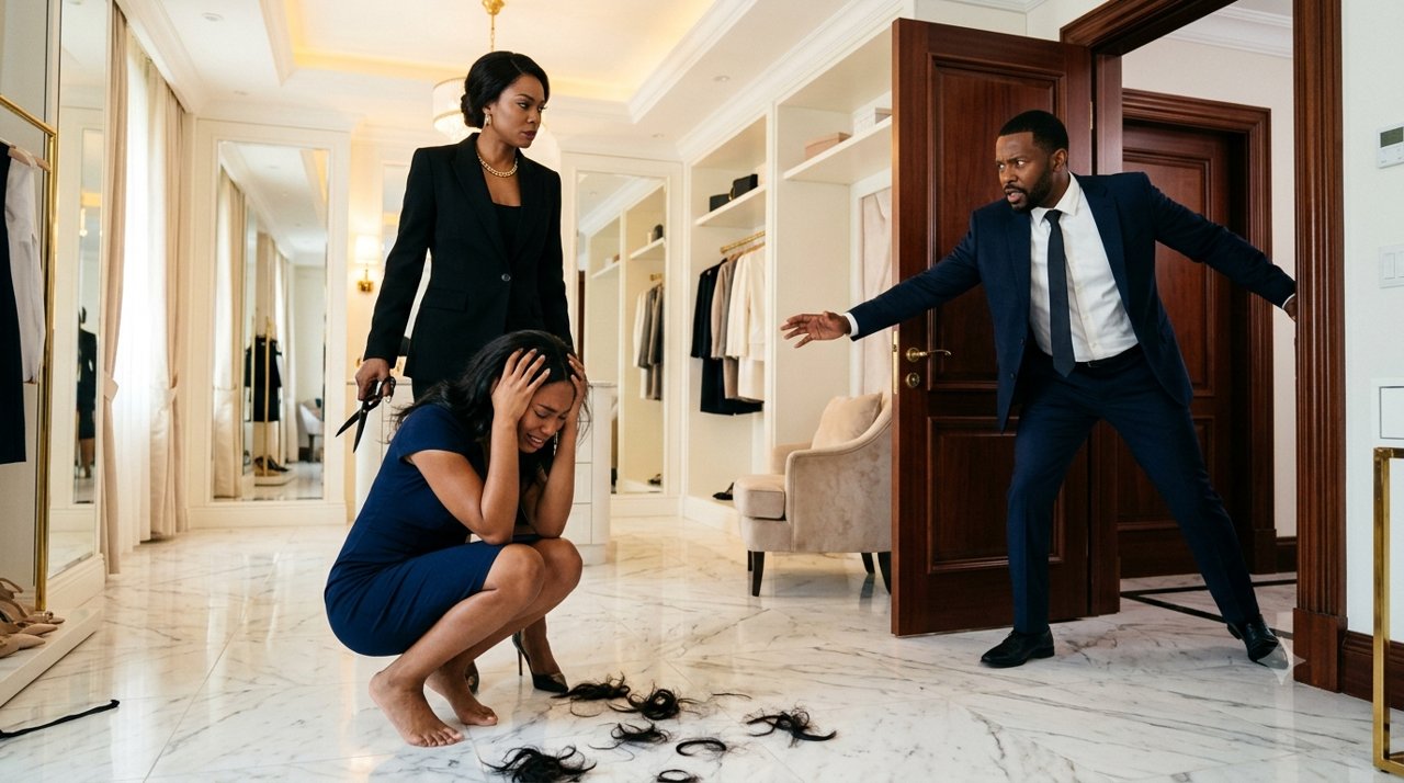 The Mansion's Arrogant Mistress Cut Off My Hair For Attracting Her Husband's Attention—But She Went Pale When The Lawyer Revealed Who Truly Owned The Estate.