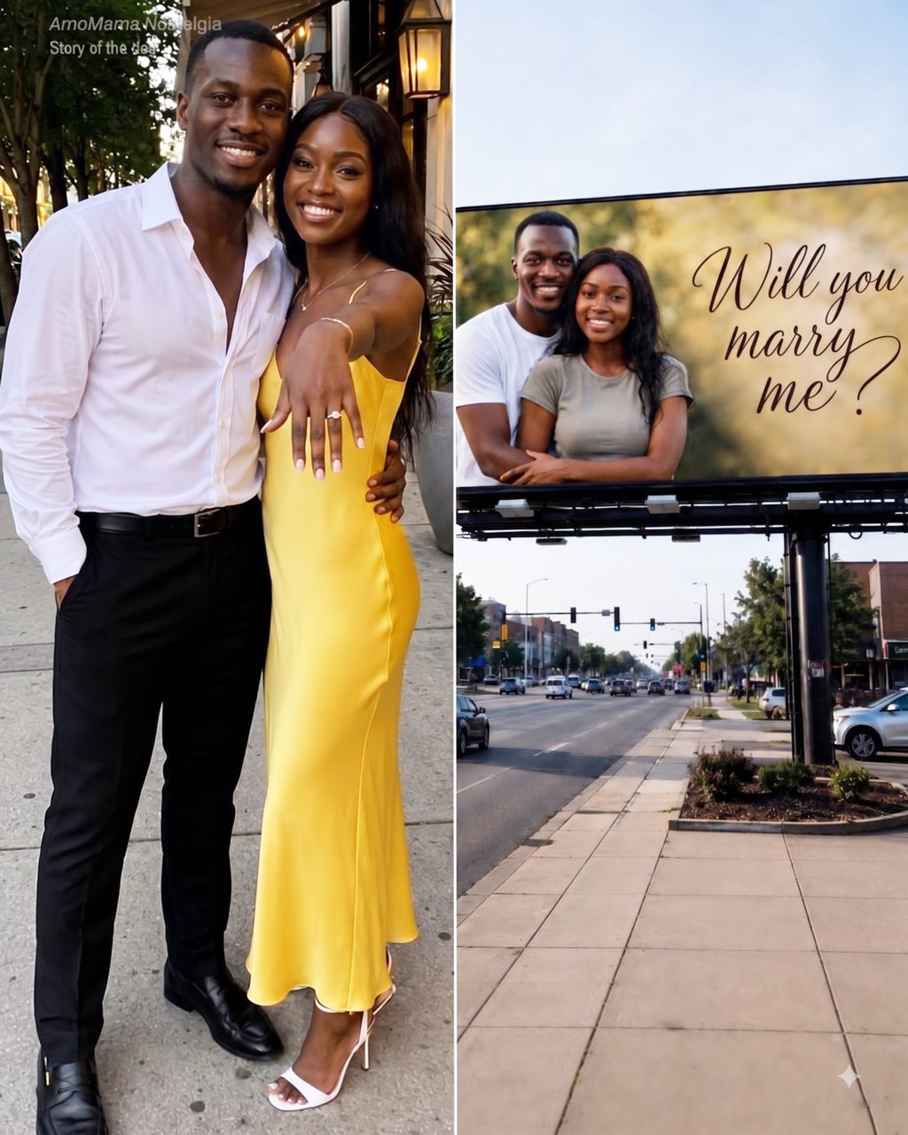 My boyfriend turned an entire billboard into the sweetest marriage proposal — by morning, someone had written across it, "Before you say yes, there's something you need to know."
