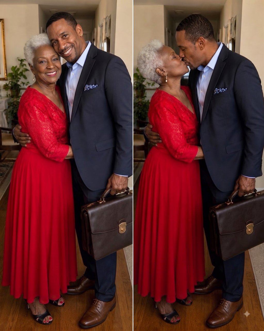 My 72-year-old mom's younger boyfriend always left family dinner before dessert—one night, my daughter followed him and came back in tears.