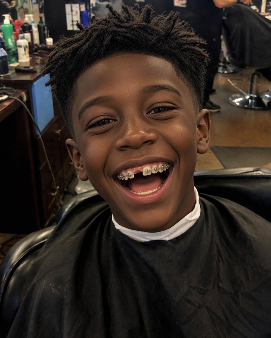My 9-year-old son's barber whispered, "check behind his ear." — 20 minutes later, two police cars were outside my house.