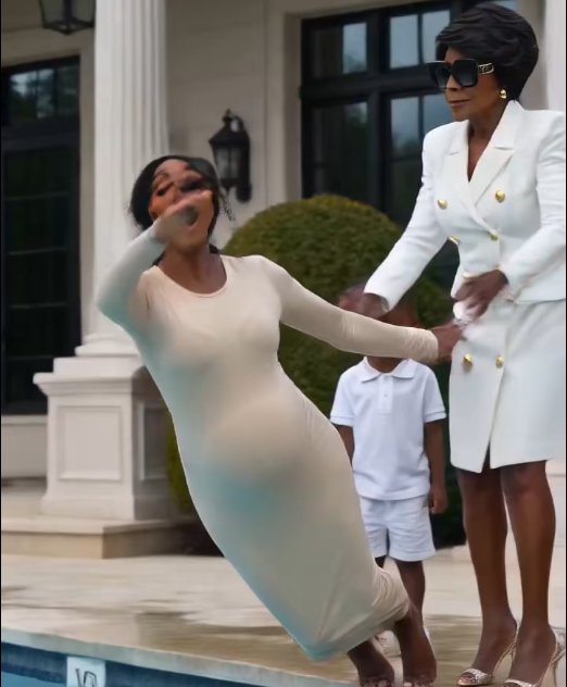 🚨 SHE PUSHED A PREGNANT WOMAN INTO THE POOL...