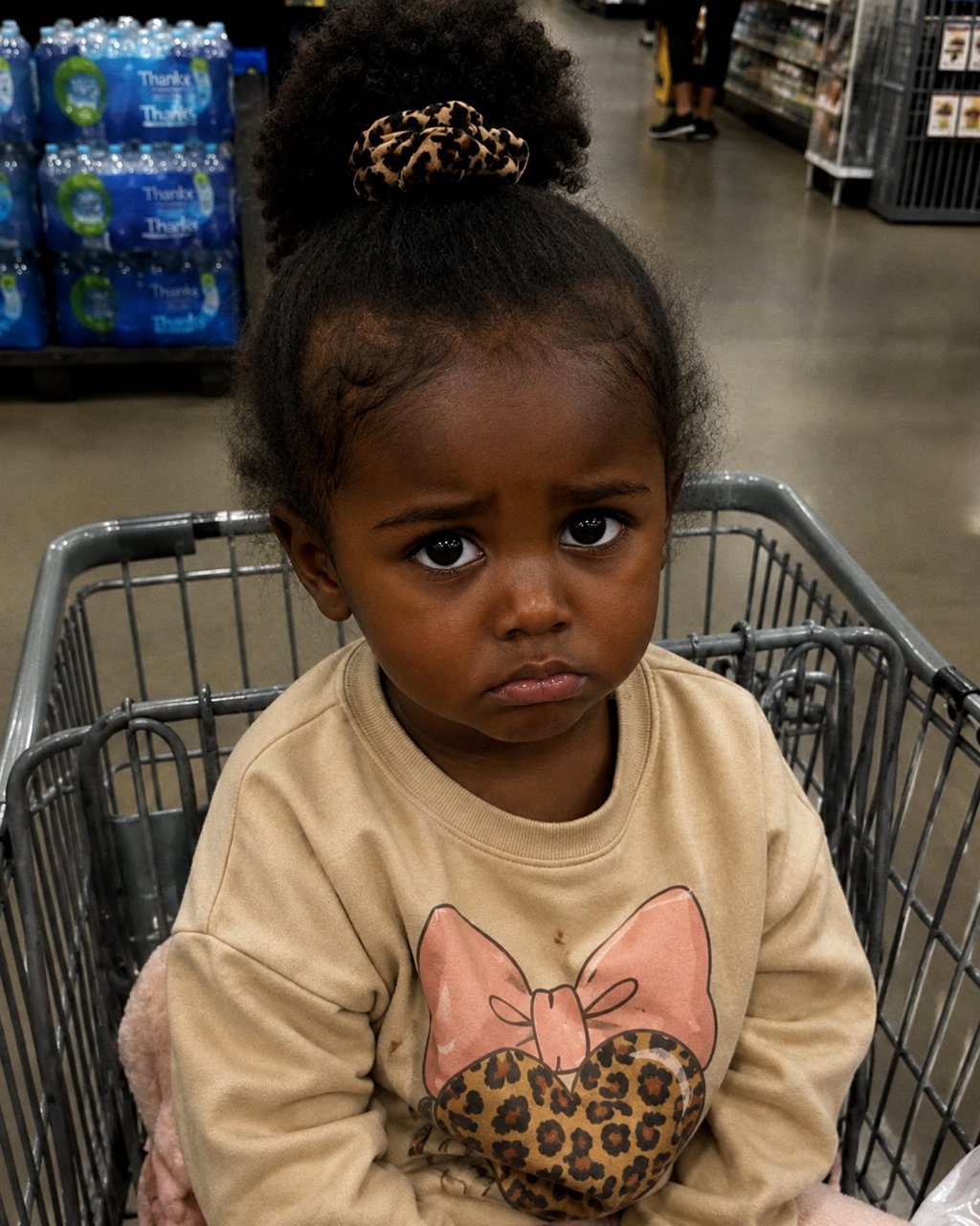 "Don't give me back, I'm scared," a little girl showed up in my shopping cart — then my sister called social services.