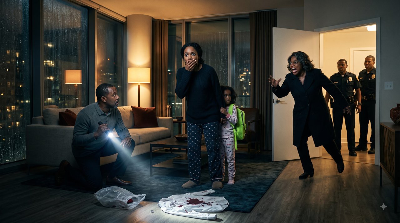 "My daughter was crying at 2:00 in the morning: "Mom, there's someone under the sofa." When our neighbor shined a light underneath, I saw my husband's wedding ring, missing for three days, beside a shirt covered in bl00d.