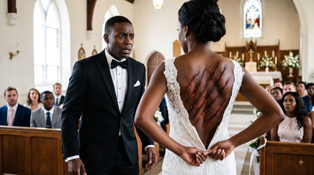 "At the altar, my groom crushed my hand and whispered, "From now on, you belong to me.