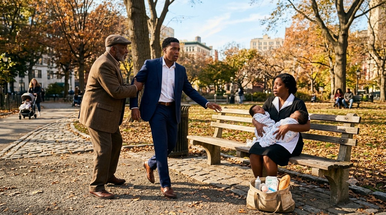 He Took His Father for a Walk—and Found His Housekeeper Sleeping in the Square with Three Babies.