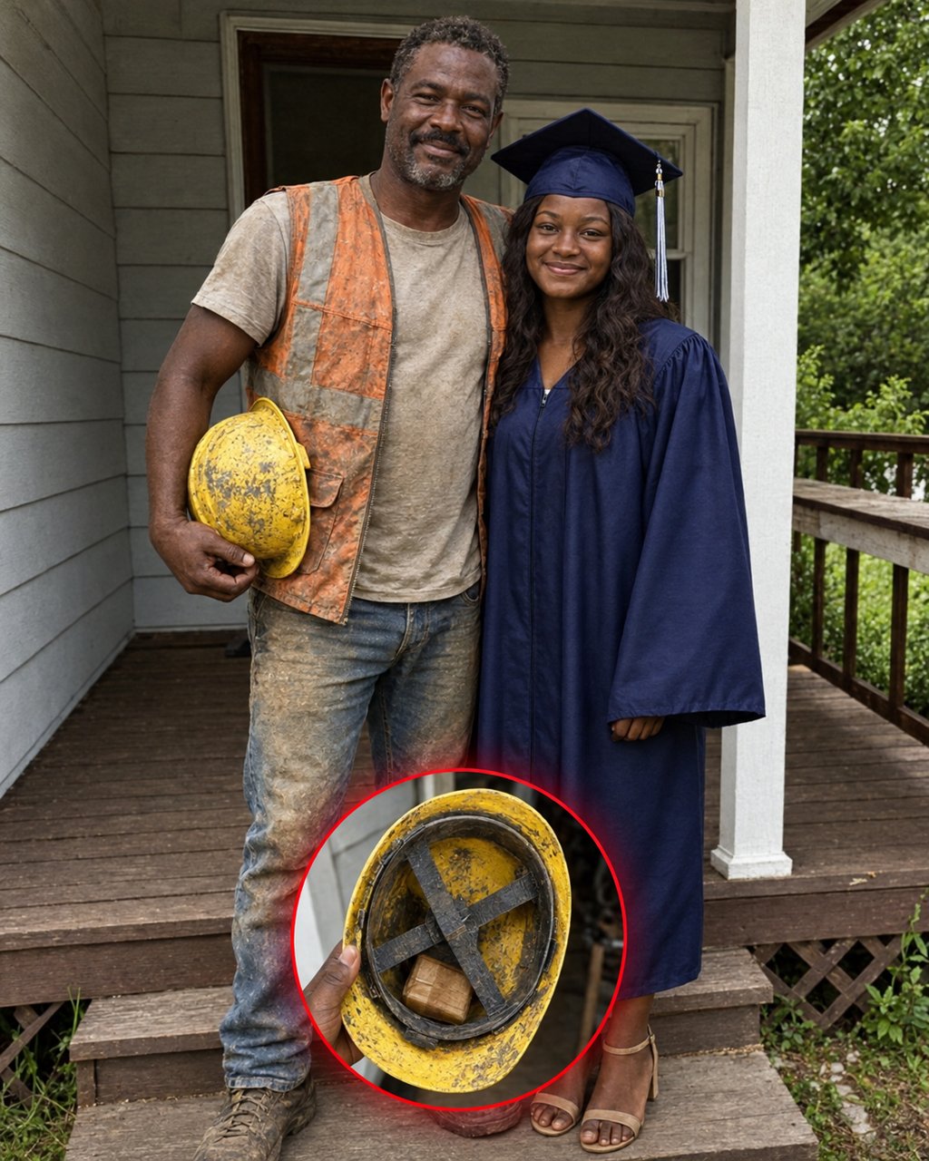 My construction worker dad skipped my college graduation for "some emergency"—three years later, I found the truth about that day hidden inside his hard hat that made me go pale.