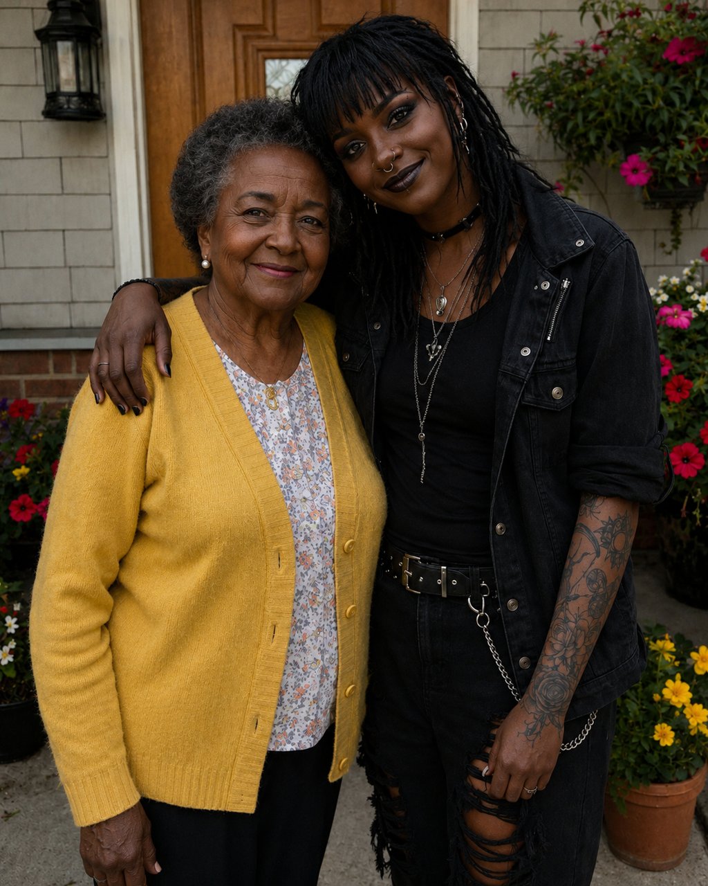 A goth girl covered in piercings started visiting my 73-year-old mom every Saturday — after my mom's funeral, the girl handed me a key and said, "Your mom told me to give you this only after she was gone."