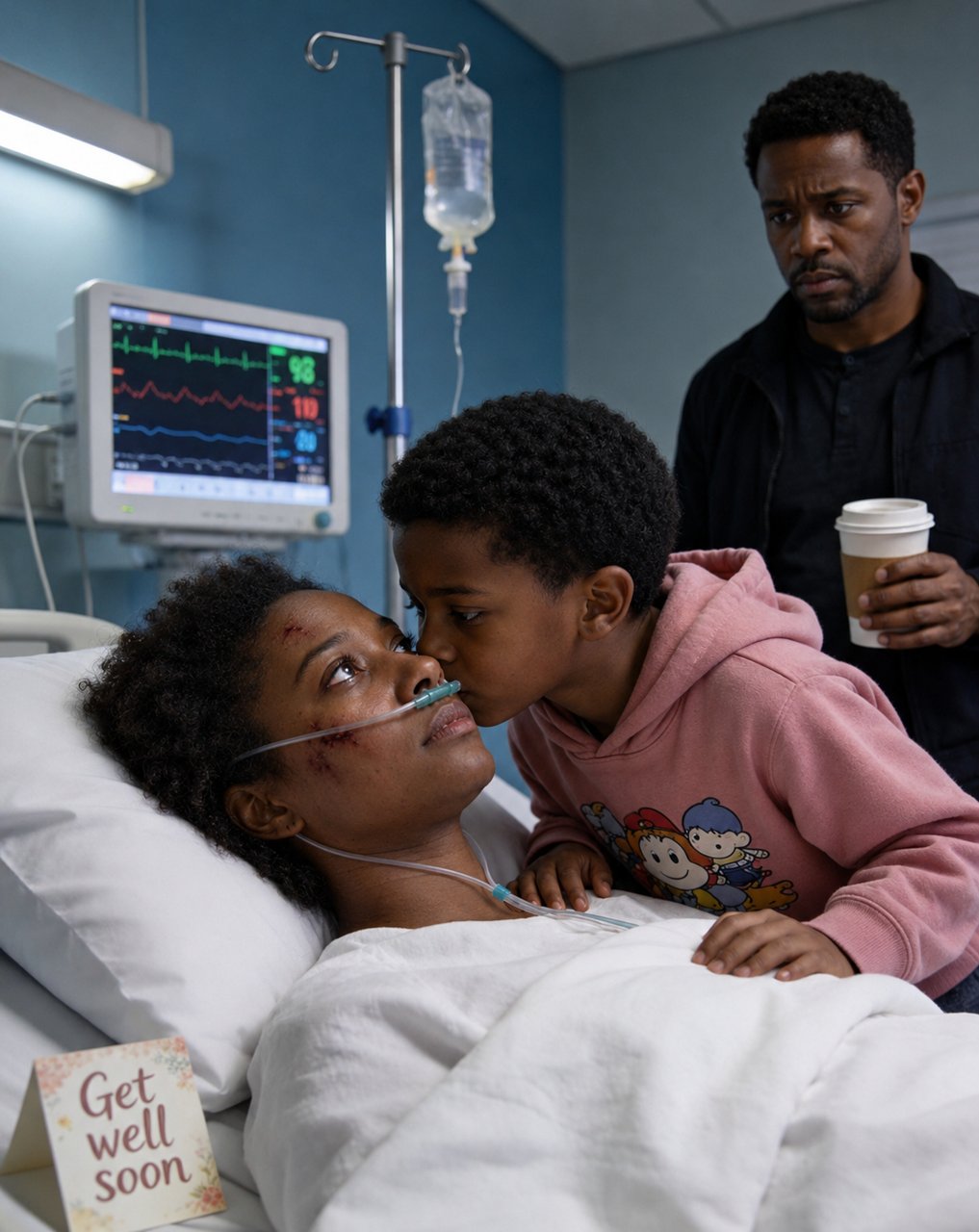 I came out of a coma and heard my son whisper, "Don't open your eyes"…