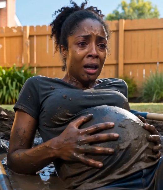 The mud had already swallowed me up to the waist when Daniel lifted the wooden garden stick over my eight-month-pregnant body.