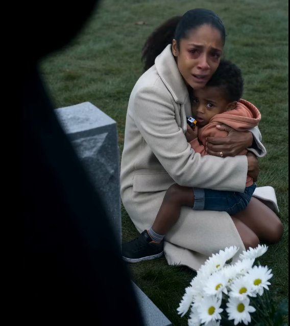 THE BILLIONAIRE STOPPED WHEN SHE SAW SOMEONE ALREADY STANDING AT HER SON'S GRAVE.