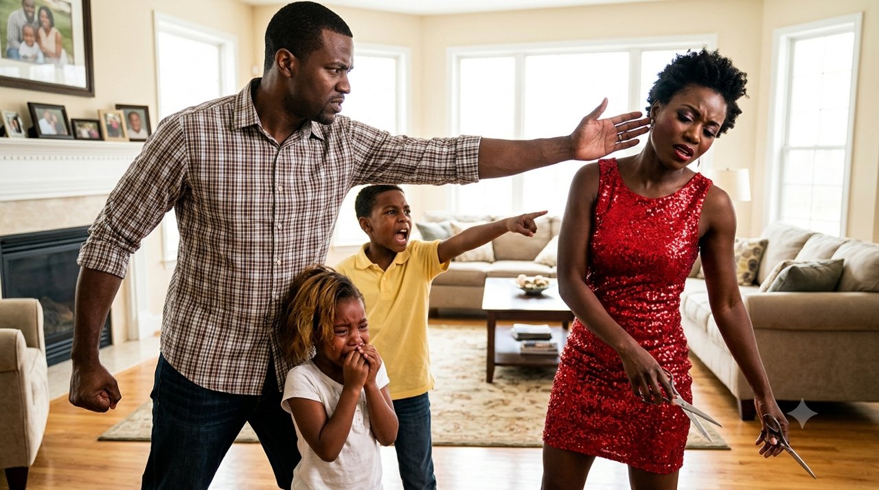 My husband stepped through the door just as his new wife finished cutting off our six-year-old daughter's hair.