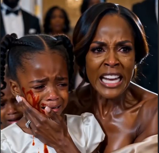 Patricia emptied the entire serving bowl over my five-year-old daughter.
