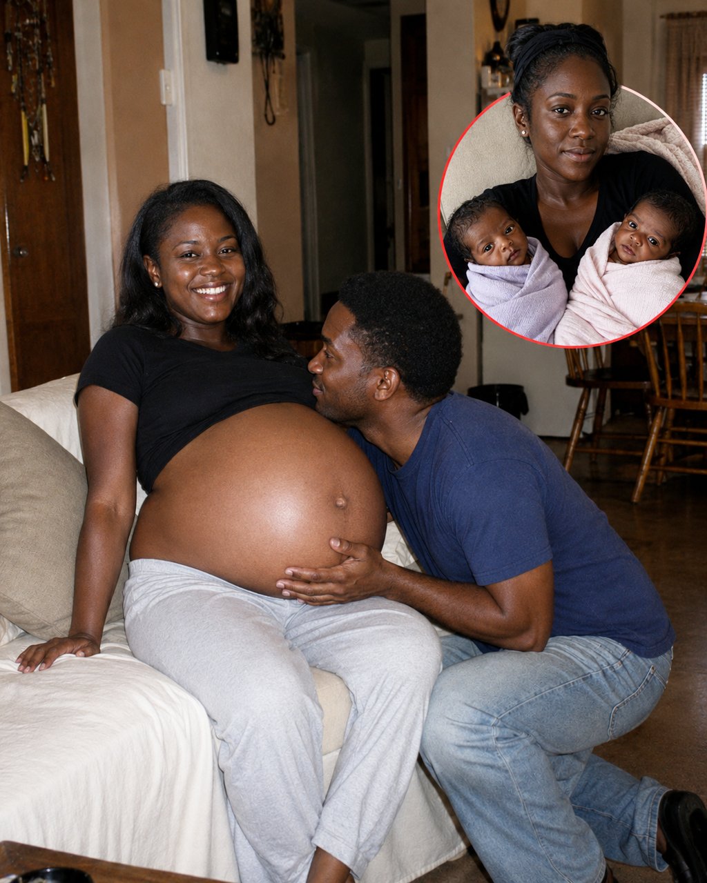 My husband d*ed three weeks before our twins were born — He HID his DIAGNOSIS all nine months and left his mother one LAST instruction.