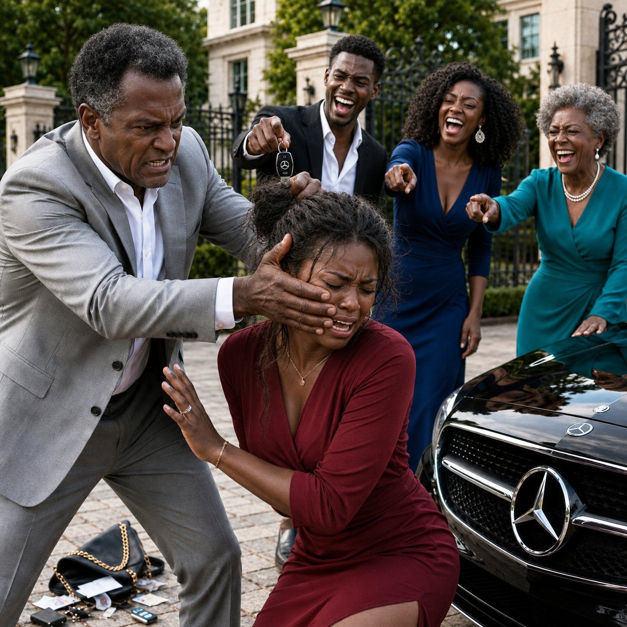 After My Husband Died, My Father H\*t Me and My Brother Stole the Mercedes He Had Bought for Me.