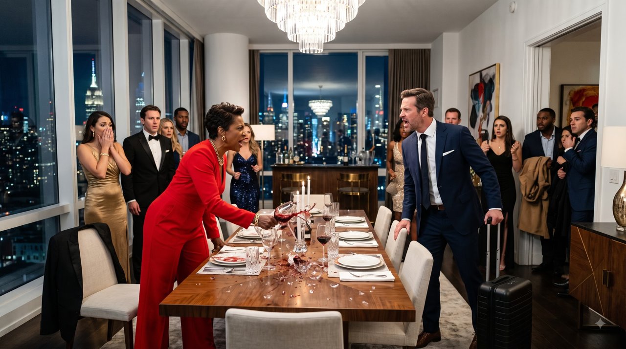 "I returned home two days early and found 20 of my mother's guests eating in my house while my wife and my 5-year-old daughter washed dishes with burned hands.