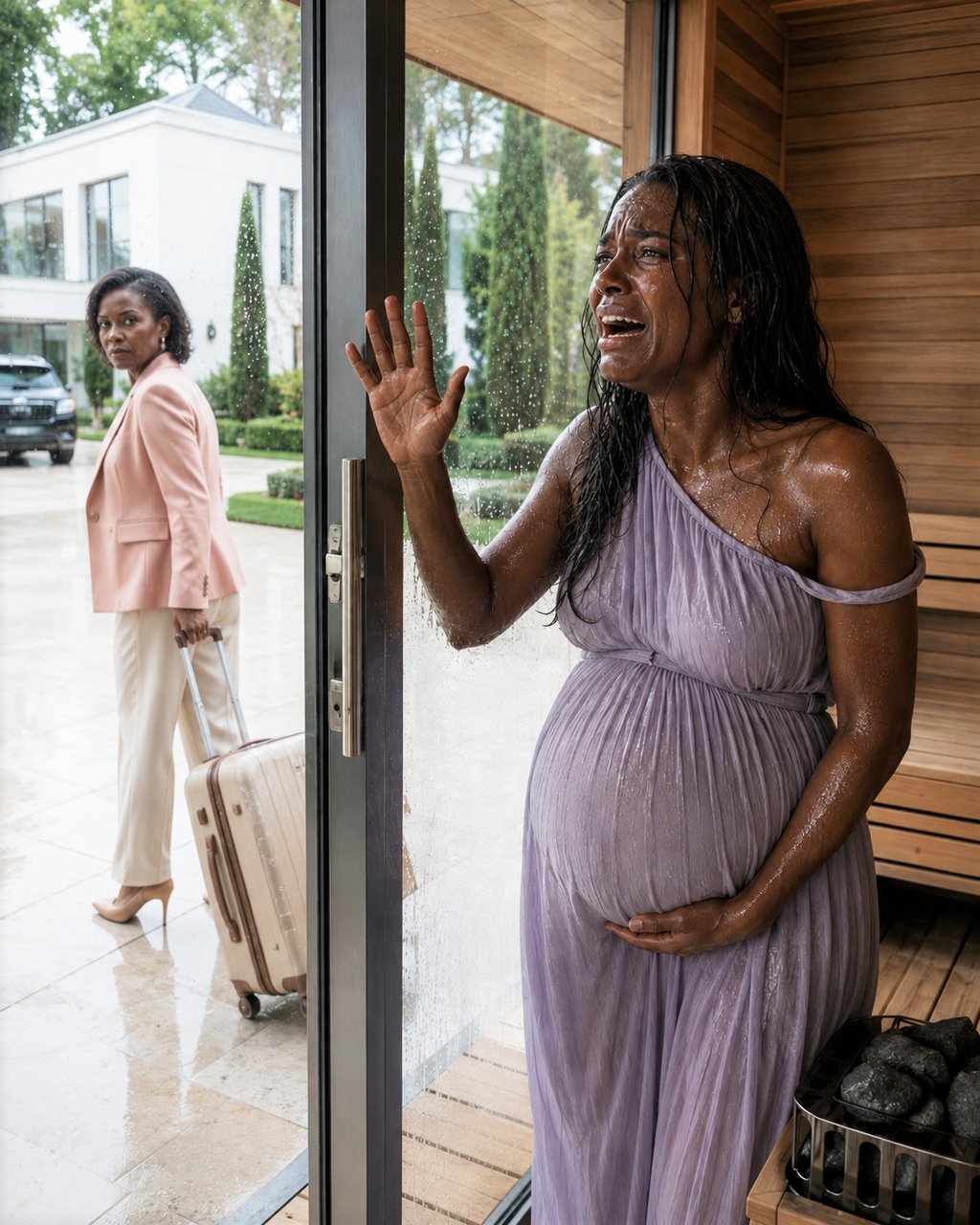 I was about to give birth when my mother-in-law locked me in a hot room with a note on the door: "Maybe now you'll learn to respect this family." My father-in-law saw the lock and walked away.