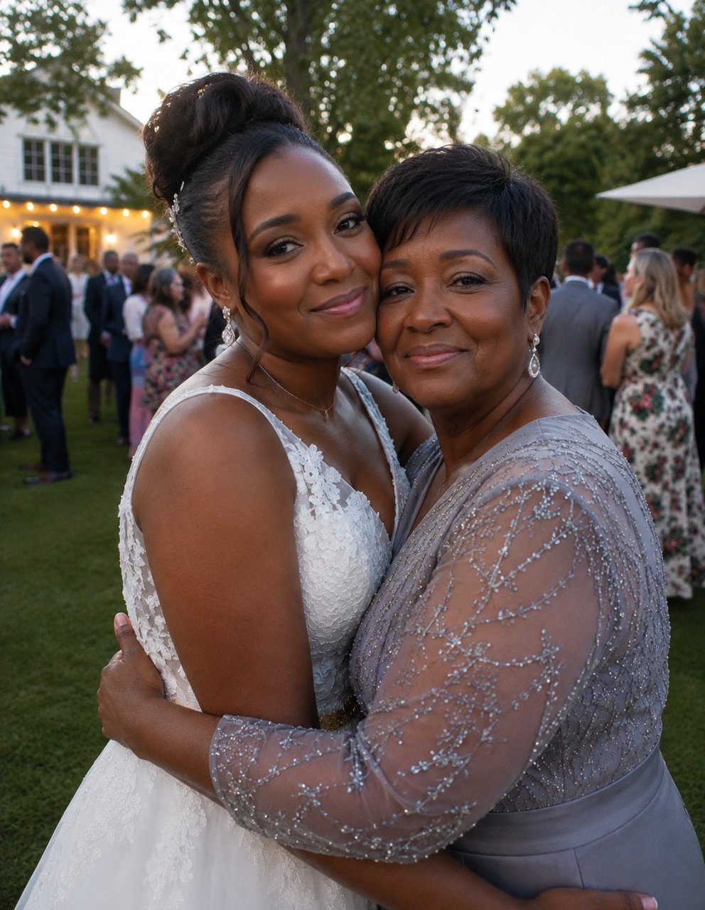 Just before I walked down the aisle, my husband's grandmother grabbed my hand and said, "if he says those four words…